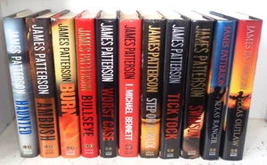 James Patterson 11 HC Book Set including Michael Bennett+, All First Ed HC w DJ - Picture 1 of 4
