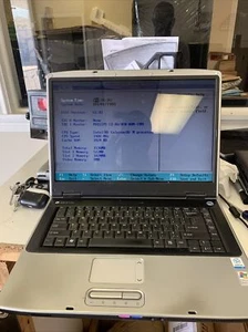 Gateway 6020GZ Intel Centrino  M -No HDD NO AC ADAPTER. POWERS ON - Picture 1 of 2
