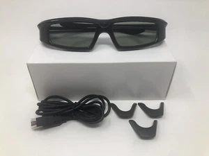 Active Shutter 3D Glasses Rechargeable W/ Accessories - Picture 1 of 8