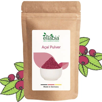 ELTABIA Polvere di Acai | cibi crudi | 100% puro senza additivi | ciotola frullato di bacche di acai