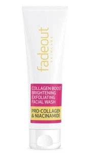 FadeOut Collagen Boost Brightening Exfoliating Facial Wash with Niacinamide 100m - Picture 1 of 4