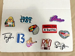 Taylor Swift Shoe Charms 11 pieces | Croc Charms Jibbitz Music Pop Star *NEW* - Picture 1 of 2