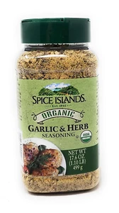 Spice Islands Organic Garlic & Herb Seasoning 17.6Oz - Picture 1 of 12