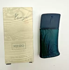 KENZO Pour Homme by Kenzo 5 ml/ 0.17 oz Eau de Toilette Mini Splash NIB VINTAGE - Picture 1 of 3