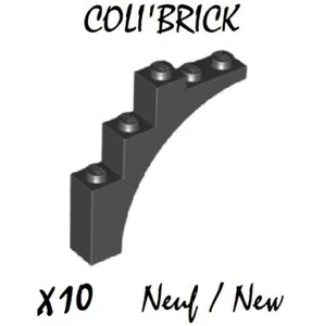 Lego 2339 - 10x Arche / Arch 1 x 5 x 4 Bow - Noir / Black - Neuf - Imagen 1 de 1