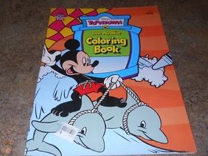 Walt Disney Toontown  -  Toon Paradise Coloring Book  Coyright 1997  -  Unused - Picture 1 of 5