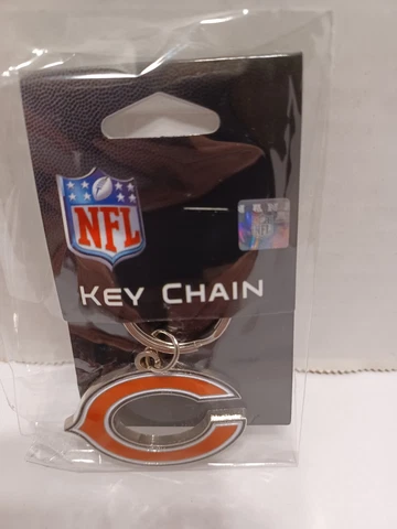 Chicago Bears chrome logo key chain Cover