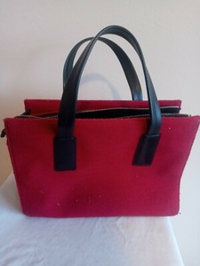 gap leather tote bolsa