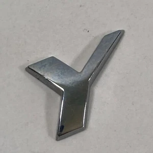 2005-2007 Ford Escape Hybrid Emblem Logo Letter 'Y' Front Pasenger Door Chrome - Picture 1 of 9