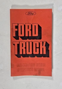 FORD TRUCK 500-750-7000 SERIES OPERATORS MANUAL 1975 - Picture 1 of 3
