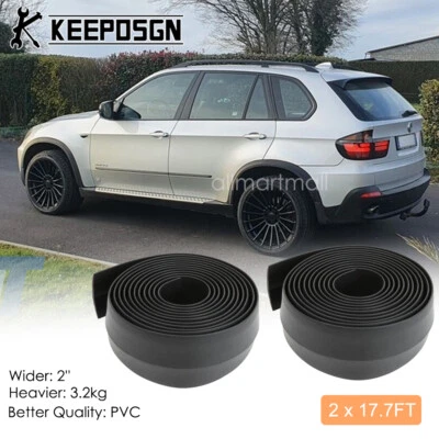 PVC Car SUV Flexible Wheel Extension Fender Flares Molding Trim for X5 X3 X6 X7 Foto 1 de 4