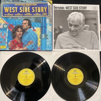 BERNSTEIN CONDUCTS WEST SIDE STORY NM 2-LP Box Set Made In Germany Import - Image 1 of 4
