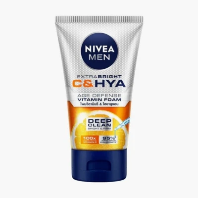 Espuma vitamínica Nivea Men Extra Bright C Hya Age Defense 100 G. Foto 1 de 2