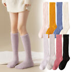 1 Pair Women Winter Warm Fleece Knee High Soft Fluffy Bed Socks Slippers Sock.