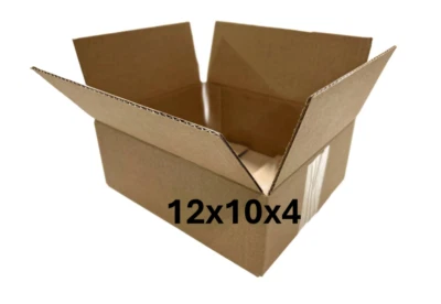 12" x 10" x 4" CARDBOARD BOX - 32 ect -  SINGLE BOX - Image 1 of 3