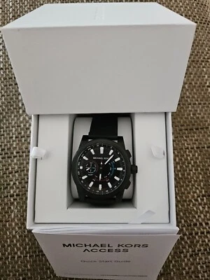 Michael Kors Access Hybrid Smartwatch schwarz MKT4010 | OVP Neu - Bild 1 von 4