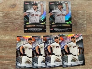 2016 Bowman's Best Madison Bumgarner ALLE REFRAKTOREN Lot (6) mit Stat Linien - Bild 1 von 1