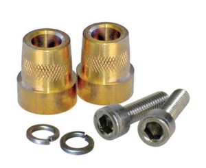 XS Power 586 M6 Threaded Brass Bolts for 551 I-Bar Terminal Adapter - Picture 1 of 4