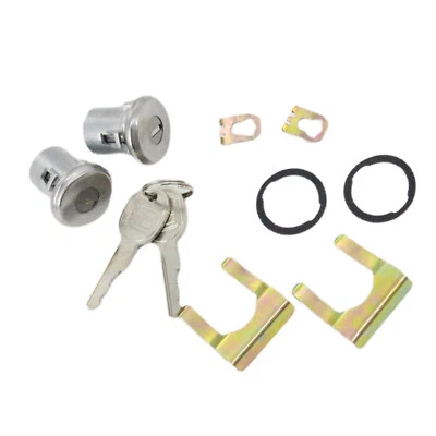 Door Lock Cylinder with Keys Replacement For Chevy Truck C10 C20 C30 1500 SUV - Image 1 of 4