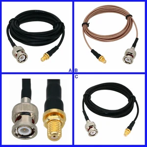 10-32 Microdot Jack Bulkhead to BNC Ultrasonic Cable Flaw Detector Accelerometer - Picture 1 of 4