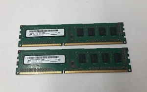 Micron 4GB (2x 2GB) MT8JTF25664AZ-1G6M1 1Rx8 PC3-12800U Desktop RAM - Picture 1 of 3