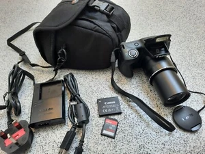 Canon PowerShot SX400 IS 16.0MP Digital Camera, Black - Picture 1 of 18