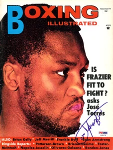 Joe Frazier Autographed Signed Boxing Illustrated Magazine Cover PSA/DNA #S48978 - Picture 1 of 2