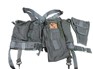 US Navy USMC Aircrew Pilot Survival Vest SV-2B con fondina e fodero coltello NOS - Foto 1 di 24