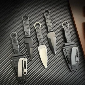 Taschenmesser Outdoor kleine feststehende Klinge mit K Scheide Edc Campingwerkzeug - Bild 1 von 26