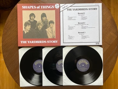 THE YARDBIRDS STORY 3-LP Box Set Shapes Of Things/For Your Love/Orig Rec 1963-68 - Image 1 of 4