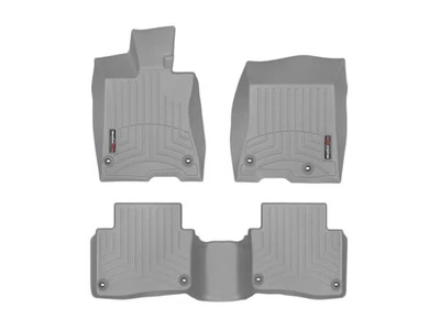 Forro de piso WeatherTech para Acura RLX 2016-2020 - 1ª y 2ª fila, gris Foto 1 de 4