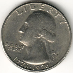 USA - 1976D - Bicentennial Washington ¼ $ - Picture 1 of 2
