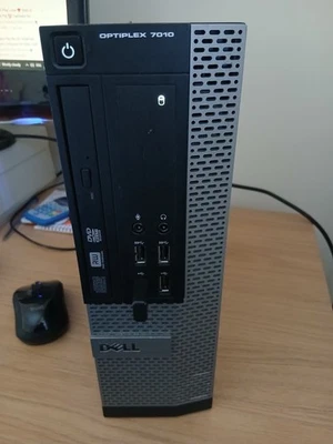 Dell OptiPlex 7010 Windows 10 Pro Desktop PC Intel i3 3570 3.2GHz 8GB 500GB HDD - Image 1 of 2