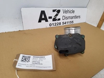 VOLKSWAGEN CRAFTER MK2 NF 2017 - 2024 THROTTLE BODY 2.0 TDI DIESEL 04L128063K - Image 1 of 4