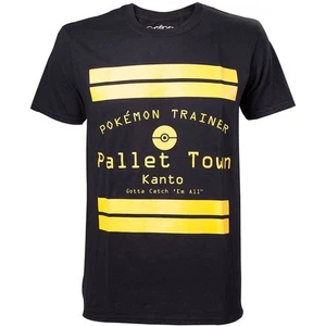 Difuzed officially licensed POKEMON Men's Pallet Town Kanto T-Shirt, Black XL - Picture 1 of 1