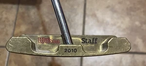 Wilson Staff 2010 Milled Brass 35 inch Center Shafted Putter RH Golf Pride USA - Picture 1 of 9