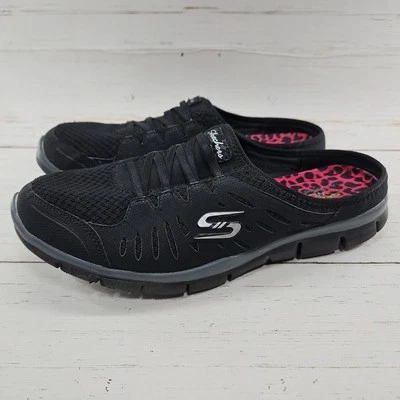 Skechers No Limits Womens Size 10 Wide Black Slip On Mule Sneaker 22752W - Image 1 of 4
