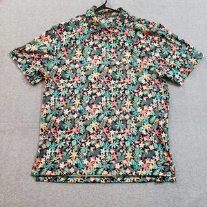 Chubbies Boomerang Performance Polo Shirt Toucan Parrot AOP Size Medium - Picture 1 of 7