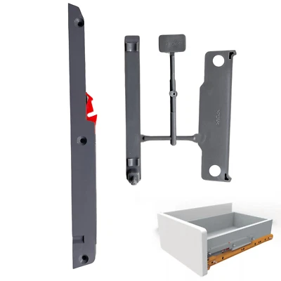 Ammortizzatore Universale Per Cassetti Compatibile Con Guide A Rotella IKEA - Immagine 1 di 4