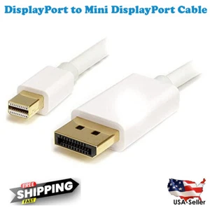 Mini DisplayPort to DisplayPort 1.2 Cable - 4K x 2K UHD - Picture 1 of 5