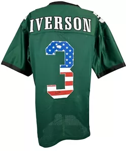Allen Iverson autographed signed stat jersey NFL Philadelphia Eagles JSA COA - Picture 1 of 4