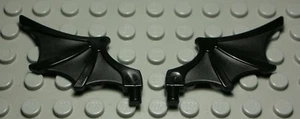 Lego Personaggio Accessori Ali Nero 2 Pezzi (158 #) - Foto 1 di 1
