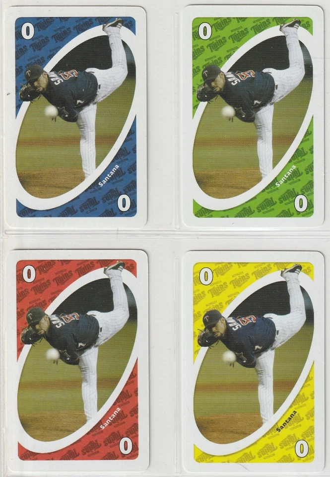 Johan Santana 2006/07 Uno American League Stars - 4-Card Lot - Minnesota Twins - Image 1 of 1