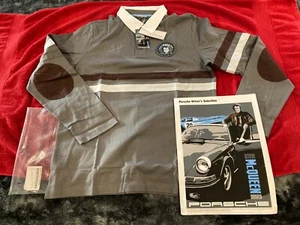 PORSCHE DESIGN STEVE MCQUEEN COLLECTION RUGBY SHIRT USA SIZE: S = EURO SIZE M. - Picture 1 of 12