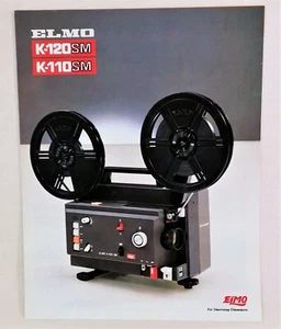 Vintage Elmo Super K-120/K-110Sm Projector Brochure, 2 pp - Picture 1 of 3