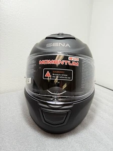 Sena Momentum Evo Helmet W/ Mesh Intercom Matte Black Helmet - Picture 1 of 8
