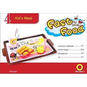 ORCARA Dollhouse Miniature - Fast Food - No. 4 Kids Meal - Picture 1 of 2