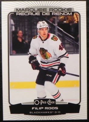 2022-23 22/23 O-Pee-Chee Marquee ROOKIE #581 Filip Roos Chicago Blackhawks - Image 1 of 2
