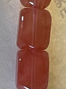 Grandi perle di vetro pietra circa 14x12 mm 32 pietre di vetro per filo - Foto 1 di 12