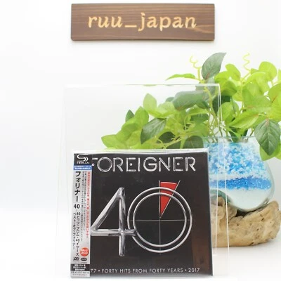New Foreigner 2 CD(SHMCD) "40" Compilation Digipak Japan OBI - Image 1 of 4